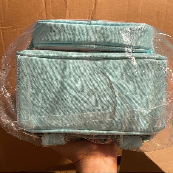 Disney Angel & Stitch 2-in-1 Mini Backpack Fanny Pack Cardholder & Organizer NWT - Picture 10 of 15